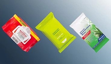 Disinfectant Antibacterial Wipes in Pop-up Bags